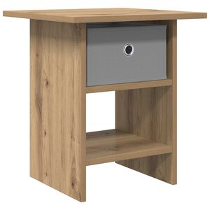 vidaXL S&auml;ngbord med l&aring;da Artisan Ek 41 x 40 x 45 cm Konstruerat tr&auml;