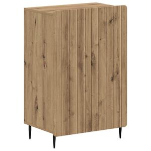 vidaXL Skosk&aring;p ZWOLLE 59,5 x 39,5 x 91,5 cm Konstruerat tr&auml; Artisan-ek