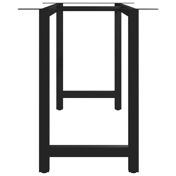 vidaXL Bordsben H-ram 160x70x72 cm