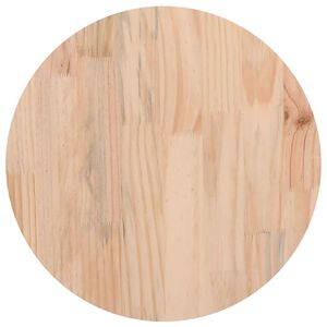 vidaXL Bordsskiva &Oslash;40x2,5 cm massiv furu