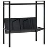 vidaXL Bokhylla 2 hyllplan svart 52x28x59 cm konstruerat tr&auml;