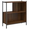 vidaXL Bokhylla brun ek 72x28x77,5 cm konstruerat tr&auml;