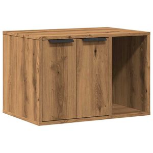 vidaXL Sk&aring;p f&ouml;r kattl&aring;da ek 60x40x40 cm konstruerat tr&auml;