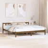 vidaXL S&auml;ngram honungsbrun massiv furu 200x200 cm