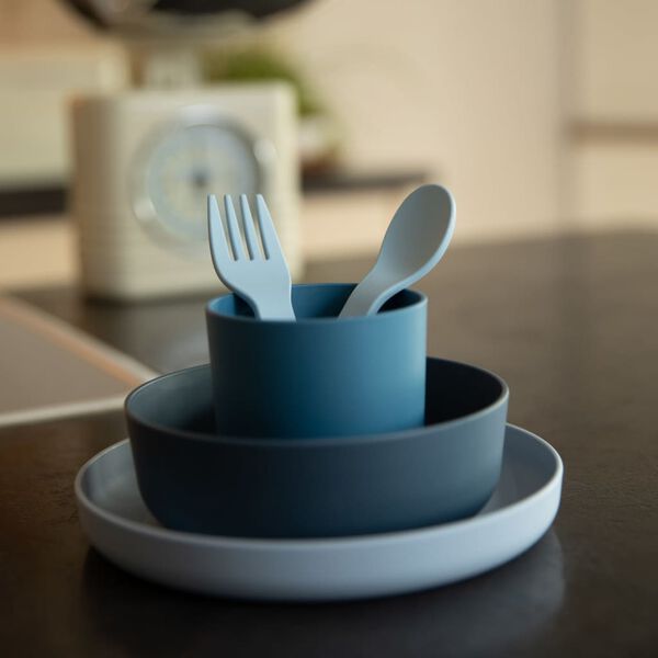 Bo Jungle Babyservis 5 delar CPLA bl&aring;