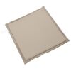 vidaXL Sittdynor för trädgården 4 st taupe 45x45x2 cm fyrkantig