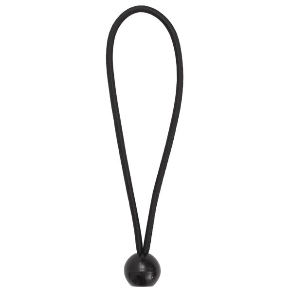 vidaXL Gummistroppar med kula 25 st 21 x 0,5 cm