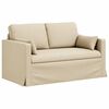 vidaXL Soffa Kr&auml;m 139 x 78 x 80 cm tyg