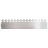 vidaXL Gr&auml;skanter 10 st 103 x 0,05 x 22 cm Rostfritt st&aring;l Silver