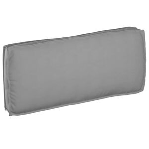 vidaXL Kudde Oxford Tyg Gr&aring; 120 x 50 x 12 cm