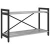 vidaXL Hyllsystem 80 x 30 x 50 cm Konstruerat tr&auml; Gr&aring; sonoma