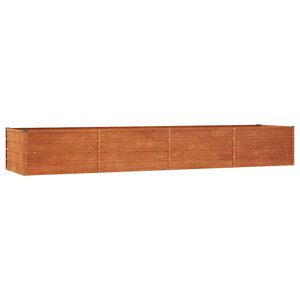 vidaXL Odlingsl&aring;da rostig 320x80x45 cm rosttr&ouml;gt st&aring;l