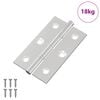 vidaXL G&aring;ngj&auml;rn Enf&auml;rgad 899 st Silver 58 x 35 x 1 mm St&aring;l
