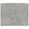 vidaXL Soffbord betonggrå 80x50x40 cm konstruerat trä