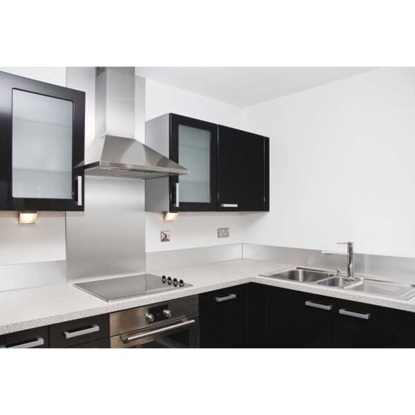 Nordlinger Stänkskydd 60x70 cm rostfritt stål silver