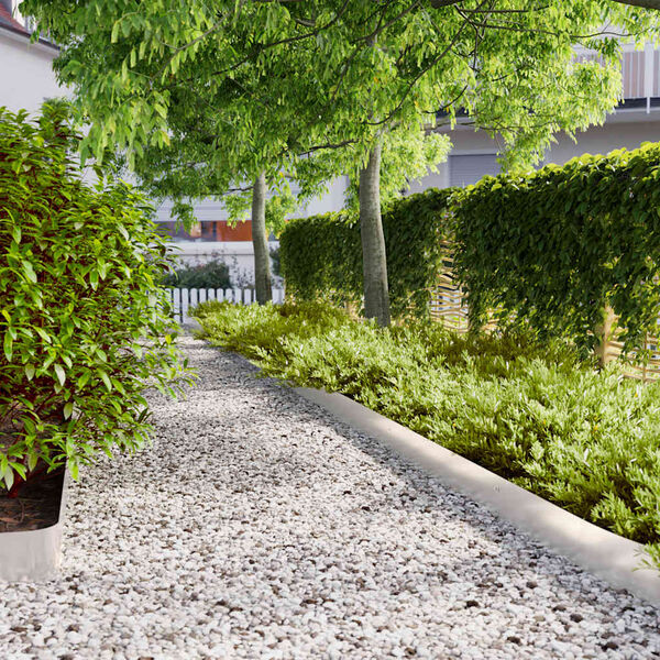 vidaXL Rabattkanter 10 st 15x103 cm rostfritt st&aring;l