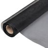 vidaXL Insektsn&auml;t glasfiberplast 100x500 cm svart