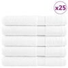 vidaXL Premium bastuhanddukar SOLUND 25st vit 80x200cm 600gsm