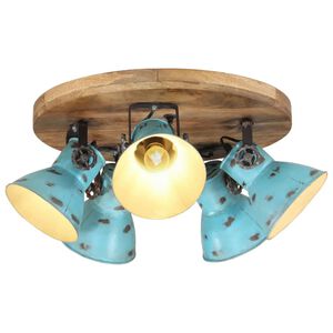 vidaXL Taklampa 25 W n&ouml;tt bl&aring; 50x50x25 cm E27