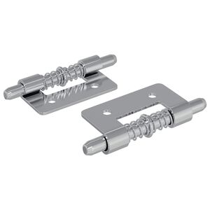 vidaXL L&aring;s 2 st Silver 46 x 17 x 1,2 mm St&aring;l