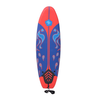vidaXL Surfbräda blå och röd 170 cm