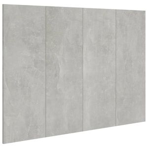 vidaXL S&auml;nggavel betonggr&aring; 120x1,5x80 cm konstruerat tr&auml;