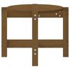 vidaXL Soffbord honungsbrun 87x48x35 cm massiv furu