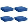 vidaXL Kudde 4 pcs Kungsbl&aring; 40 x 40 x 8 cm Oxford Tyg