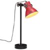 vidaXL Skrivbordslampa 25 W n&ouml;tt r&ouml;d 15x15x55 cm E27