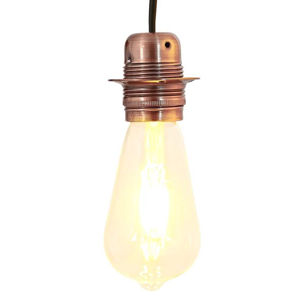 vidaXL Lamph&aring;llare 2 st R&ouml;d Brons E27