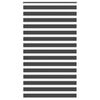vidaXL Rullgardin zebra svart 130x200 cm tyg bredd 125,9 cm polyester