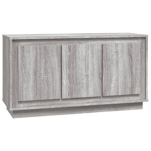 vidaXL Byr&aring; gr&aring; sonoma 102x35x55 cm konstruerat tr&auml;