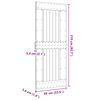 vidaXL D&ouml;rr NARVIK Naturf&auml;rg 85 x 210 cm Massiv furutr&auml;d&ouml;rr