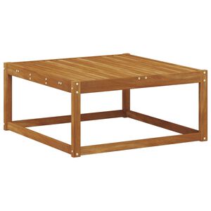 vidaXL Sektionell Soffa Enheter 2 Stycke Naturf&auml;rg Massivt Akaciatr&auml;