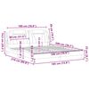 vidaXL Bed Frame "Viana" without Mattress Brown 180x200 cm Faux Leather