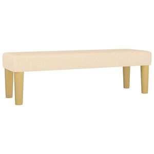 vidaXL B&auml;nk gr&auml;ddvit 100x30x30 cm tyg