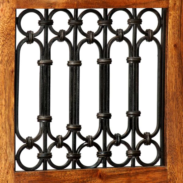 vidaXL Matstolar 4 st massivt trä klassisk