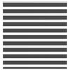 vidaXL Rullgardin zebra svart 140x150 cm tyg bredd 135,9cm polyester