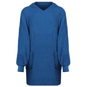 vidaXL Filt-hoodie KINN Marinbl&aring; L Bomull