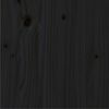 vidaXL S&auml;ngram svart massiv furu 90x200 cm