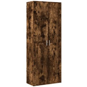 vidaXL H&ouml;gsk&aring;p r&ouml;kf&auml;rgad ek 70x35x180 cm konstruerat tr&auml;