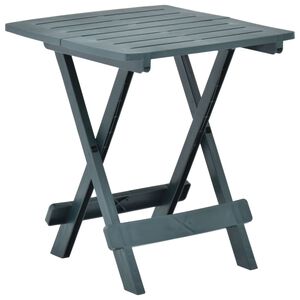 vidaXL Hopf&auml;llbart tr&auml;dg&aring;rdsbord gr&ouml;n 45x43x50 cm plast