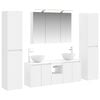 vidaXL Badrumsm&ouml;belset 6 st Vit 100 x 14,5 x 70 cm