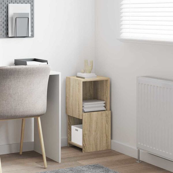 vidaXL H&ouml;rnsk&aring;p Sonoma-ek 30,5x30x65cm Konstruerat tr&auml;