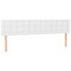 vidaXL S&auml;nggavlar vit 180x5x78/88 cm konstl&auml;der