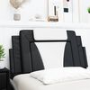 vidaXL Headboard Cushion "Viana" Black and White 100 cm Faux Leather