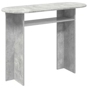 vidaXL Konsolbord Betonggr&aring; 100 x 39,5 x 75 cm Konstruerat tr&auml;