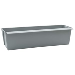 vidaXL Bloml&aring;dor f&ouml;r Euro-pallar 24 st Ljusgr&aring; 36 x 13,5 x 9,5 cm