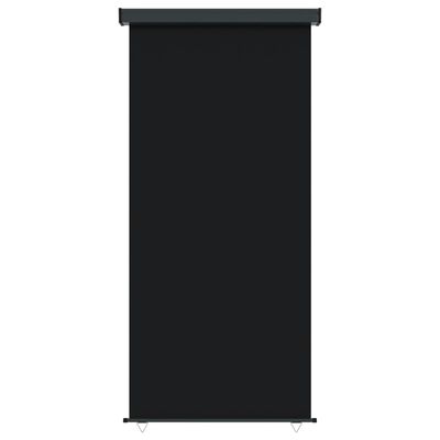 vidaXL Balkongmarkis 122x250 cm svart
