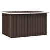 vidaXL F&ouml;rvaringsl&aring;dor Galvaniserat st&aring;l 149 x 99 x 93 cm Brun